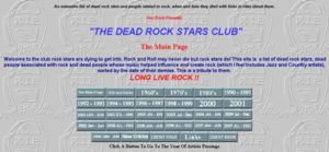The Dead Rock Stars Club