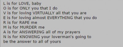 Loverman lyrics
