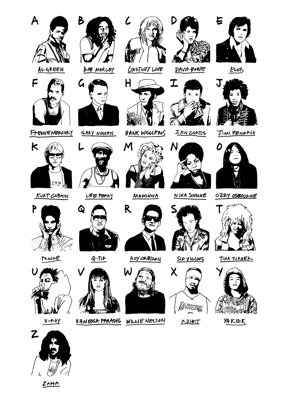 Rock Alphabet by Rose Stallard