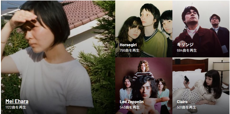 2025年、最も多く聴いたミュージシャン